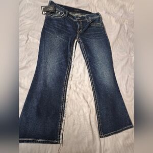 Silver Curvy Women's Jeans